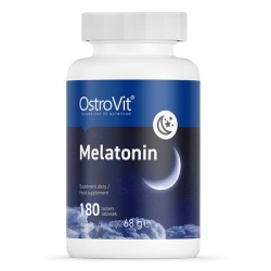 Suplimente nutritive Melatonina, OstroVit, 180 de tablete - Img 1