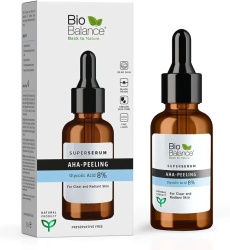 Bio Balance, AHA-Peeling, Exfoliating & Brightening, Noapte, Ser, Pentru față, 30 ml