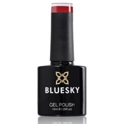 Bluesky, Bluesky, Glossy Shine Finish, Semi-Permanent Nail Polish, Purple Berry, 10 ml