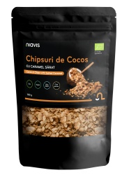 Chipsuri de Cocos cu Caramel Sarat Ecologice/BIO 100g