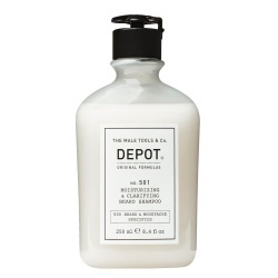Depot, 500 Beard & Mustache Specifics No. 501, Provitamina B5, Șampon pentru barbă, Hidratant și clarifiant, 250 ml