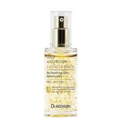 Dr. Hedison, Gold Activation, Aur 24K, Detoxifiant, Ser, Pentru față, 50 ml