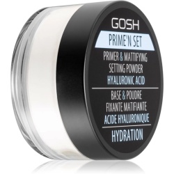 Gosh, Prime'N Set, Vegan, Primer și pudră de fixare, Pudră de fixare liberă, 002, Banană, 7 g