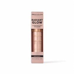 Highlighter lichid Radiant Glow, nuanta Rose Quartz, Profusion Cosmetics, 14.5 ml