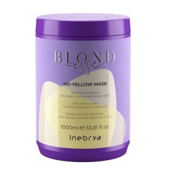 Inebrya, Blondesse No-Yellow, Mască cremă pentru tratamentul părului, Neutralizați tonurile galbene