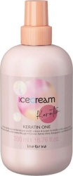 Inebrya, Ice Cream Keratin, Spray balsam fără clătire pentru păr, Restructurare, 200 ml
