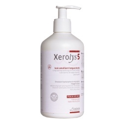Lab Lysaskin, Xerolys 5, Protects & Hydrates, Body Emulsion, For Face & Body, 500 ml
