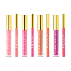 Profusion Cosmetics The Lip Vault, set 4 x gloss pentru buze, 4 x creion de buze diverse nuante