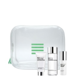 Set Bioeffect: EGF, Age-Defying, Serum, 15 ml + EGF, Cleansing, Micellar Water, For Dry To Sensitive Skin, 15 ml + Volcanic Exfoliator, Exfoliating Gel, 10 ml