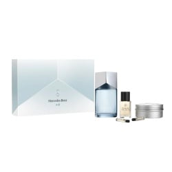Set Mercedes-Benz: Air, Eau De Parfum, For Men, 100 ml + Land-Sea-Air, Cleansing, Scented Soap Bar, 110 g + Land, Eau De Parfum, For Men, 1.5 ml *Sample + Air, Eau De Parfum, For Men, 1.5 ml *Sample + Land-Sea-Air, Hydrating, Oil, Face, Body, Hair &…