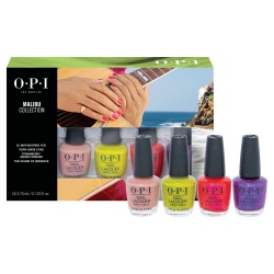 Set, Opi, Malibu, Efect de gel, Lac de unghii, 4 buc, 3.75 ml
