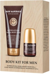 Set Raw Naturals: Supernatural, Shower Gel & Shampoo 2-In-1, 200 ml