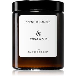 The Olphactory, Cedar & Oud, Woody, Scented Candle, 135 g