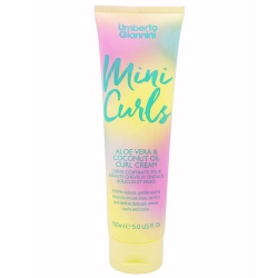 Umberto Giannini, Mini Curls, Aloe Vera, Cremă de coafat, Fixare ușoară până la medie, 150 ml