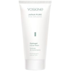 Yoskine, Japan Pure, Infuzie de orez, Exfoliere, Gel de curățare, Față, 150 ml