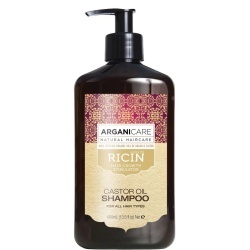 Arganicare, Ricin, Șampon pentru păr, Pentru stimularea creșterii, 400 ml