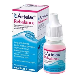 Bausch & Lomb, Artelac Rebalance, Protejează ochii uscați, Gel oftalmic, 10 ml