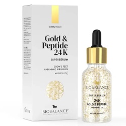 Bio Balance, Gold & Peptide 24K, Firming & Anti-Wrinkle, Zi & Noapte, Ser, Pentru conturul ochilor
