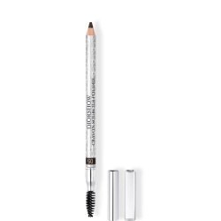 Christian Dior, Diorshow, Rezistent la apă, Cu două capete, Creion pentru sprâncene cu cremă și perie 2-în-1, 05, Negru, 1.19 g