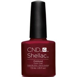 CND, Shellac, Creme, Semi-Permanent Nail Polish, Oxblood, 7.3 ml