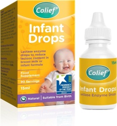 Colief, Infant Drops, Lactase Enzyme, Anti-Colic, Drops, 15 ml