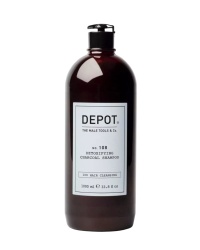 Depot, 100 Hair Cleansing No. 108, Cărbune, Șampon pentru păr, Detoxifiant, 1000 ml