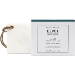 Depot, 600 Body Solutions No. 602, Complex botanic, Curățare, Piper negru proaspăt, Bară de săpun parfumată, Note picante, 100 g