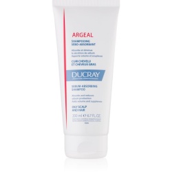 Ducray, Sabal Argeal, Kaolin, Hair Treatment Shampoo, Purifies, For Oily Hair, 200 ml