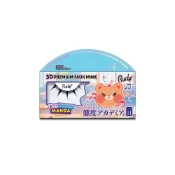 Gene false premium, efect 3D, model Twinkle Eyes, Chibi Manga Faux Mink, Rude Cosmetics, 1 articol