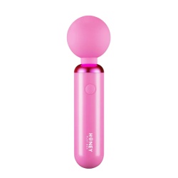 Honey Play Box, Pomi Wand, Vibrator clitoridian cu tijă, 10 Vibrating Modes, Reîncărcabil, Silicone