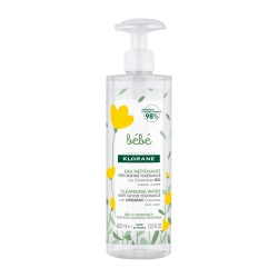 Klorane, Baby, Gentle Cleansing, Cleansing Water, For Face & Body, 400 ml