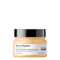 L'Oreal Professionnel, Serie Expert Absolut Repair, Proteină + Quinoa aurie, Mască cremă pentru tratamentul părului, Resurfațare instantanee, 250 ml