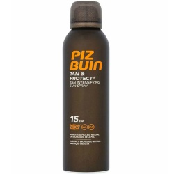 Piz Buin, Tan & Protect, Accelerează bronzarea naturală, Spray pentru protecție solară, SPF 15