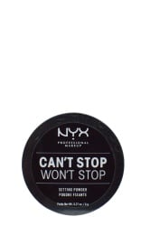 Pudra de fixare NYX PM Can't Stop Won't Stop 3 Medium, 6 g - Img 1