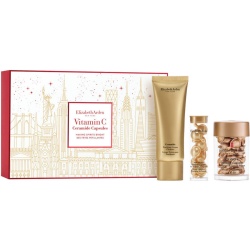 Set Elizabeth Arden: Ceramide, Eliminates Impurities, Cleansing Cream, 50 ml + Ceramide, Vitamin C, Restorative, Serum Capsules, For Face, 30 pcs + Ceramide, Hyaluronic & Ceramides Acid, Moisturizing, Serum Capsules, Face, 14 pcs