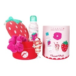 Set Inuwet: Strawberry, Cleansing & Moisturising, Shower Mousse, 200 ml
