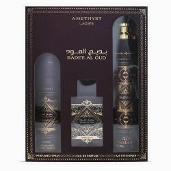 Set Lattafa: Bade'e al Oud Amethyst, Eau De Parfum, For Men, 100 ml