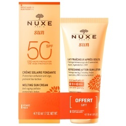 Set Nuxe: Sun, UV Protection, Sunscreen Cream, For Face, SPF 50, 50 ml + Sun, Sun Protection, After-Sun Lotion, 50 ml