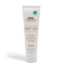 TanOrganic, SPF50 Daily Defence, Hydrating, Lotion, For Face & Neck, SPF 50, 50 ml