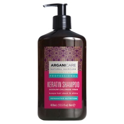 Arganicare, Keratin, Șampon pentru păr, Repairing & Nourishing, 400 ml