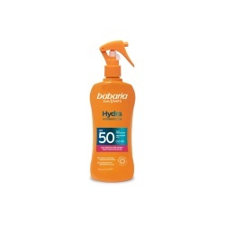 Babaria, Hydra Fotoprotector, Hidratant și protector, Spray pentru protecție solară, SPF 50, 200 ml