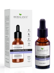Bio Balance, Discoloration Free, Brightening & Illuminating, Zi & Noapte, Ser, Pentru față, 30 ml