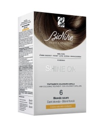 BioNike, Shine On, Vopsea permanentă de păr, 6 Dark Blonde, 145 ml