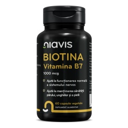 Biotina - Vitamina B7 1000mcg 60cps