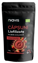 Capsuni Liofilizate Pulbere Ecologica/BIO 50g
