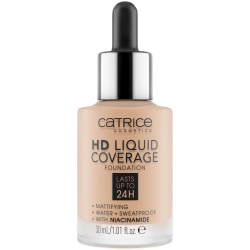 Catrice, HD, Vegan, Mat, Fond de ten lichid, 036, Alună, 30 ml