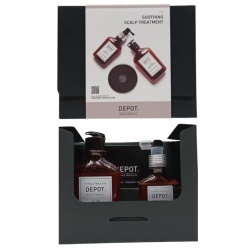 Consumer Kit G Set Depot: 200 Hair Treatments No. 209, Hair Lotion Treatment, For Calming, 100 ml + 100 Hair Cleansing No. 109, Hair Shampoo, For Calming, 250 ml