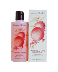 Crabtree & Evelyn, Pomegranate, Argan & Grapeseed, Curățare, Gel de duș, Pentru toate tipurile de piele, 250 ml