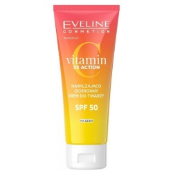 Eveline Cosmetics, Vitamin C 3x Action, Instant Glow & Protect, Day, Cream, Face, SPF 50, 30 ml