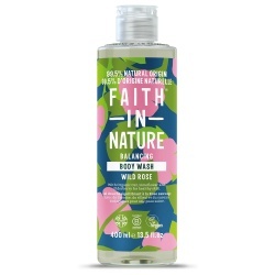 Faith In Nature, Wild Rose, Cleansing & Nourishing, Gel de duș, Corp, 400 ml